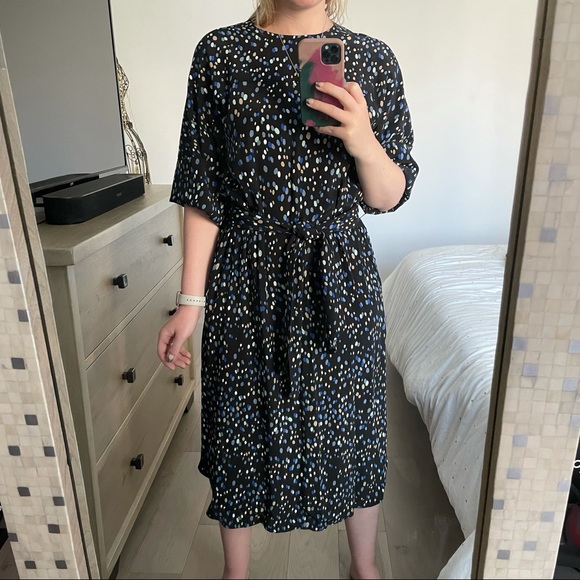& Other Stories Patterned Midi Dress - Picture 1 of 8
